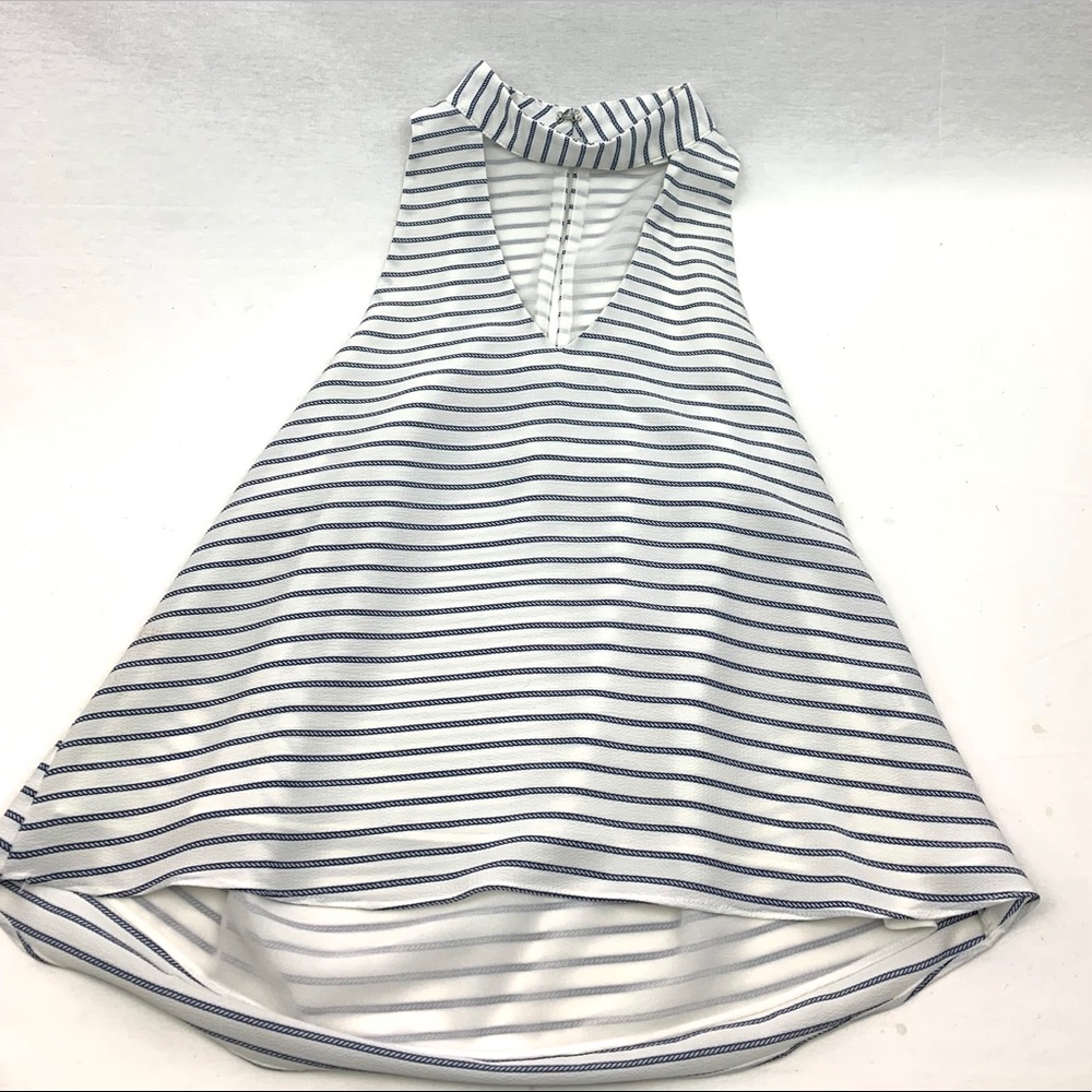 Blu Spero Striped Tank Top